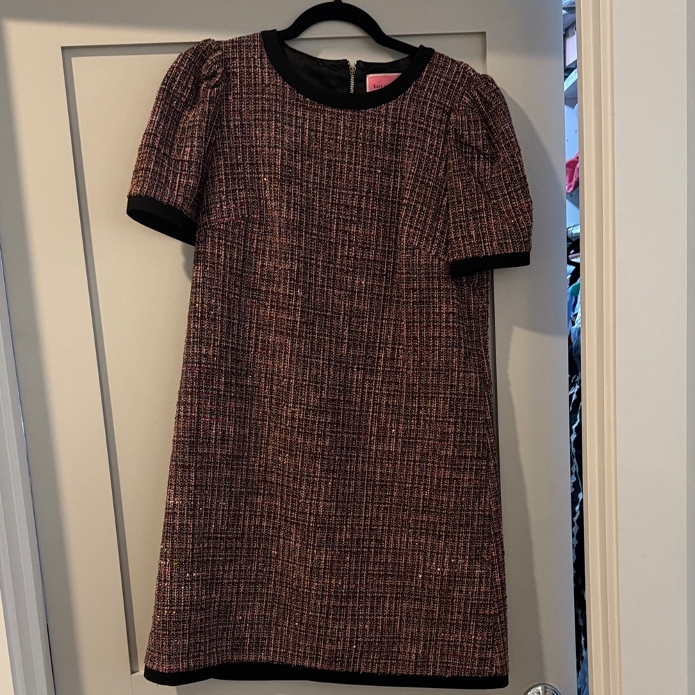 Kate Spade Pink Sparkle Twead Dress / size 10